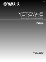 Yamaha YSTSW-45-Owners-Manual